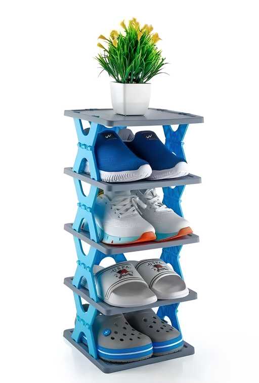 Smart Foldable Shoes Tier Shoe Rack 4 Layer